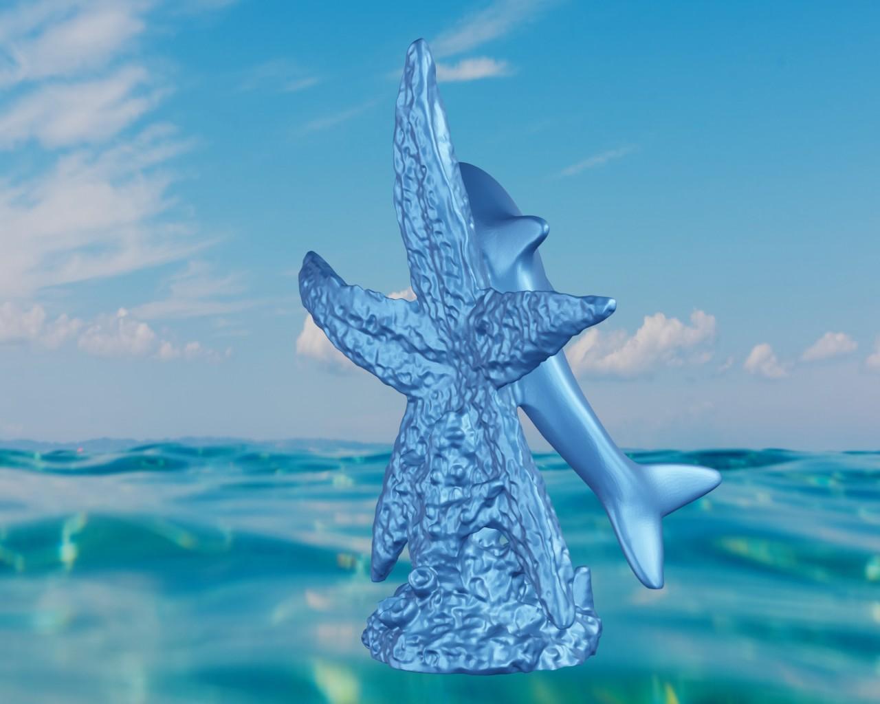 Dolphin Starfish 3d model