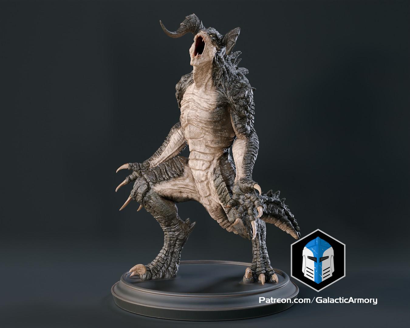 Fallout Deathclaw Figurine - 3D Print Files 3d model