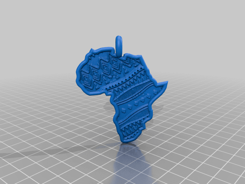 pendant AFRIKA 3d model