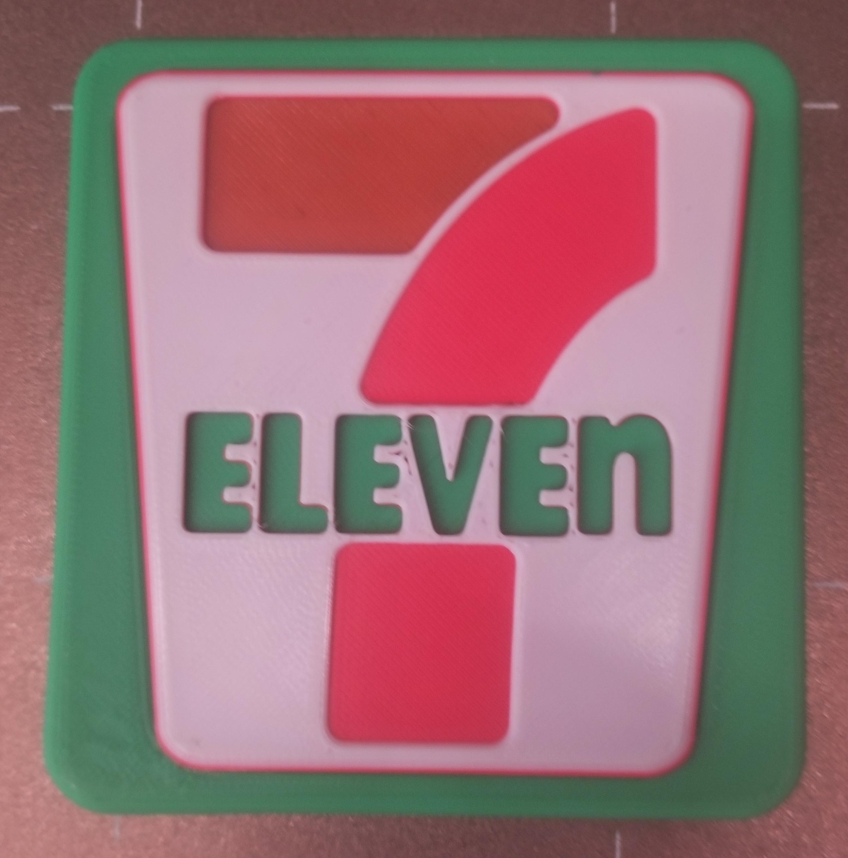 7-11 Sign coaster 3d model