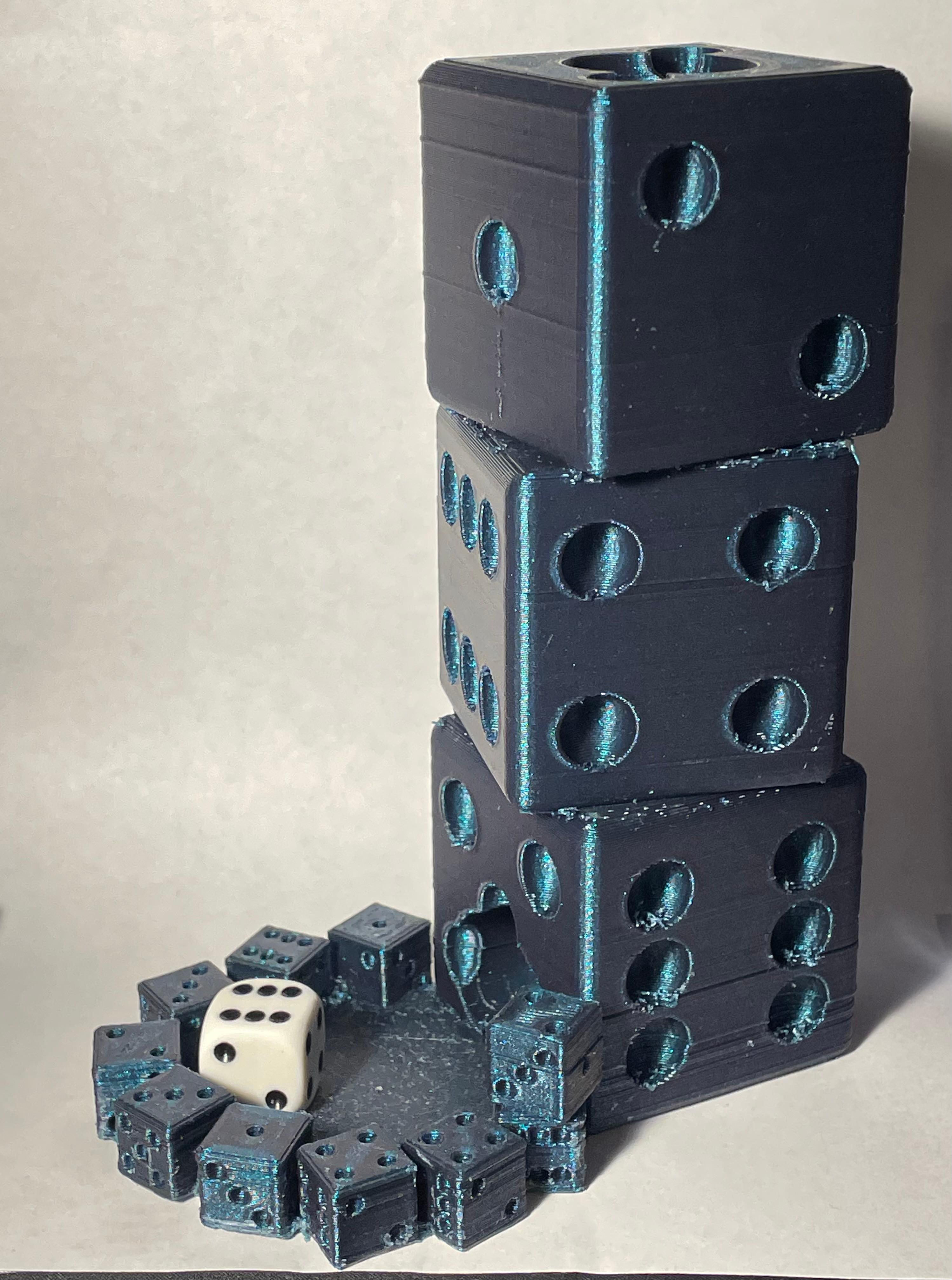 Dice Tower Shaped Dice Tower 3d model