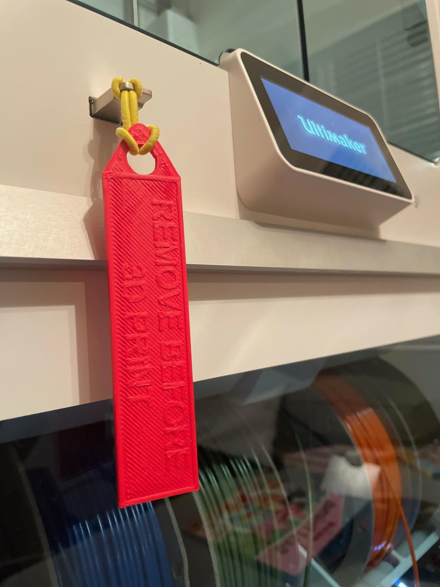 Remove Before Print  3d model