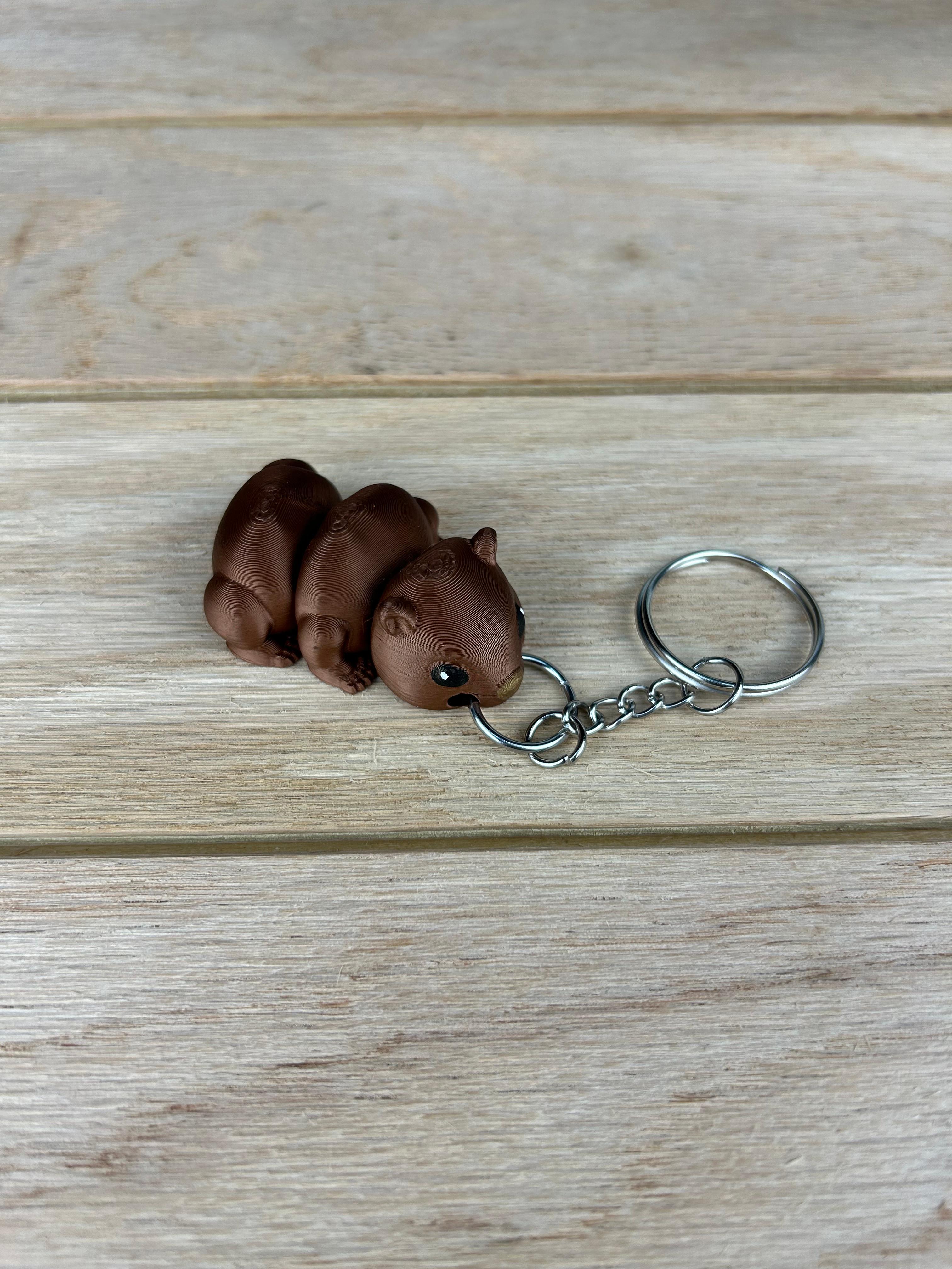 Wombat Keychain 3d model