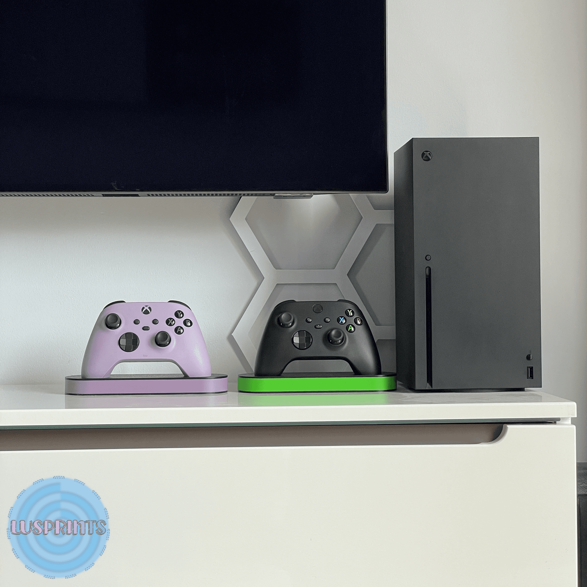 Minimalist Xbox Series X/S controller holder 🟢 3d model