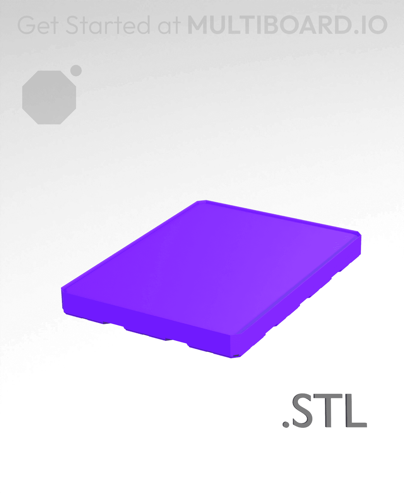 3x4x0·5 - Multibin Insert - STL Remixing File 3d model