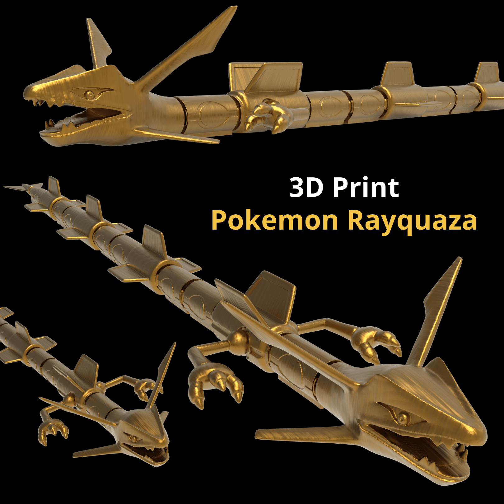 Rayquaza 3d model