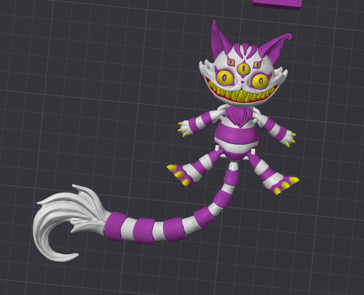 Creepy Cat 3d model