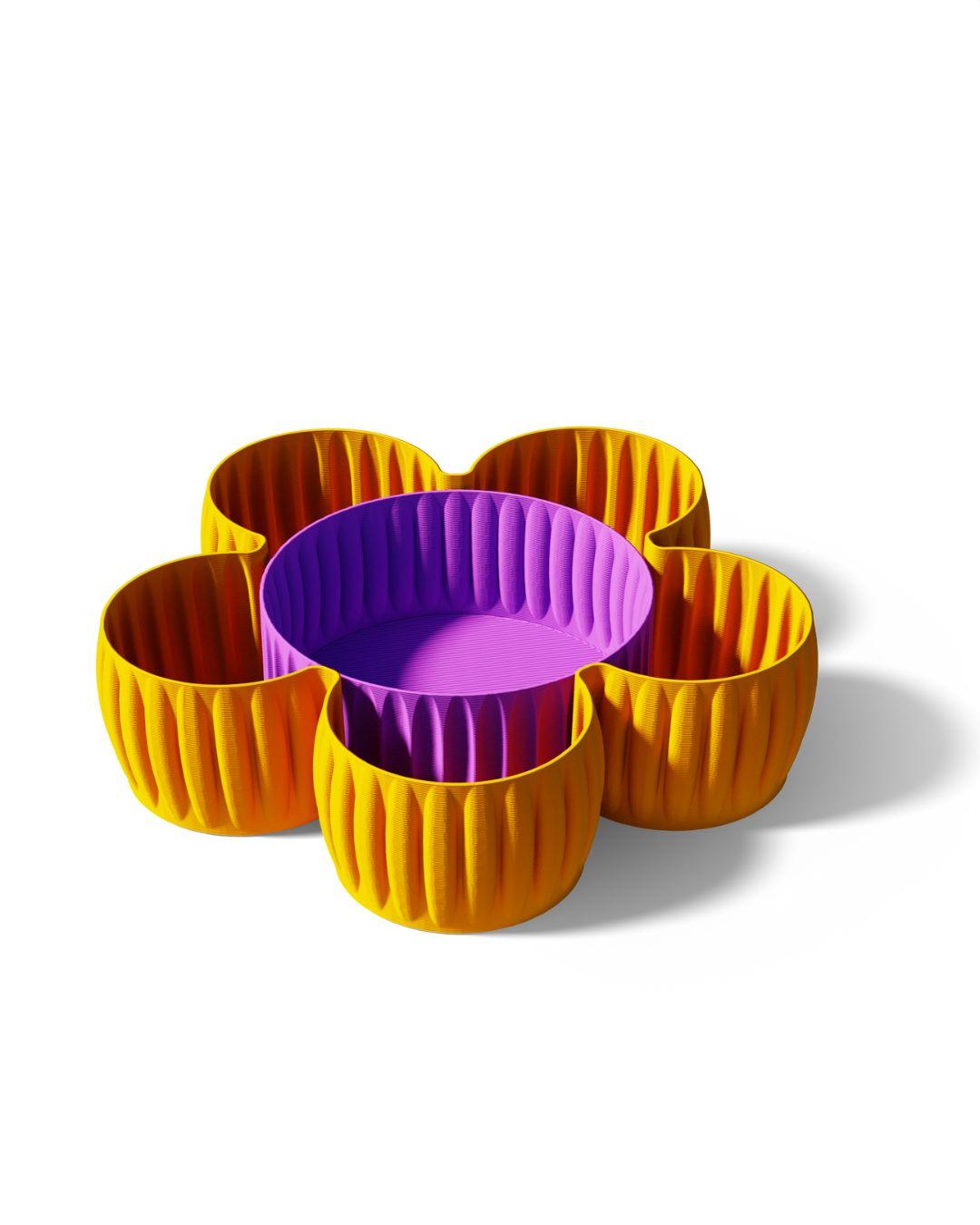 Flower Plate Small 3d model