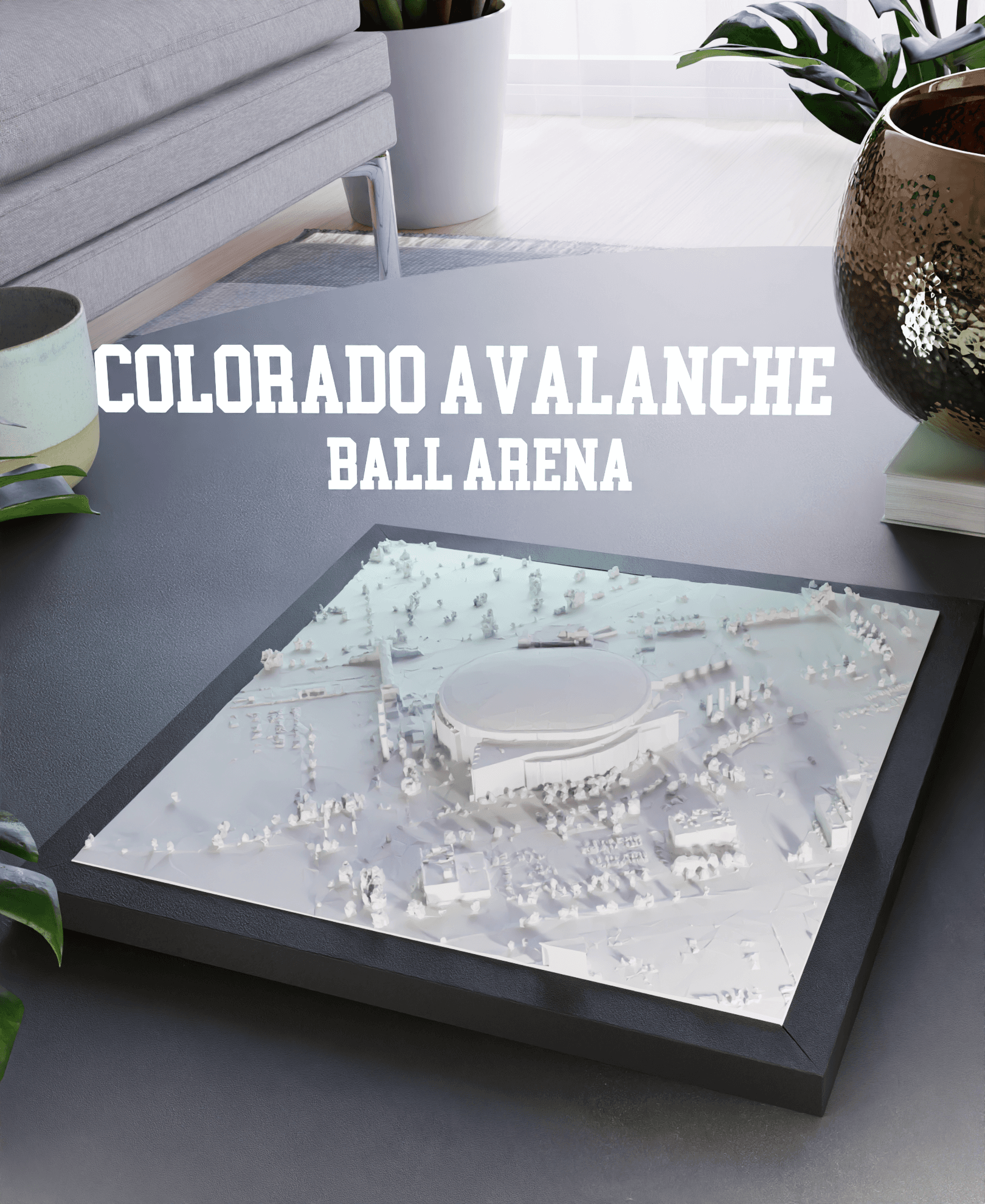 Colorado Avalanche - Ball Arena 3d model