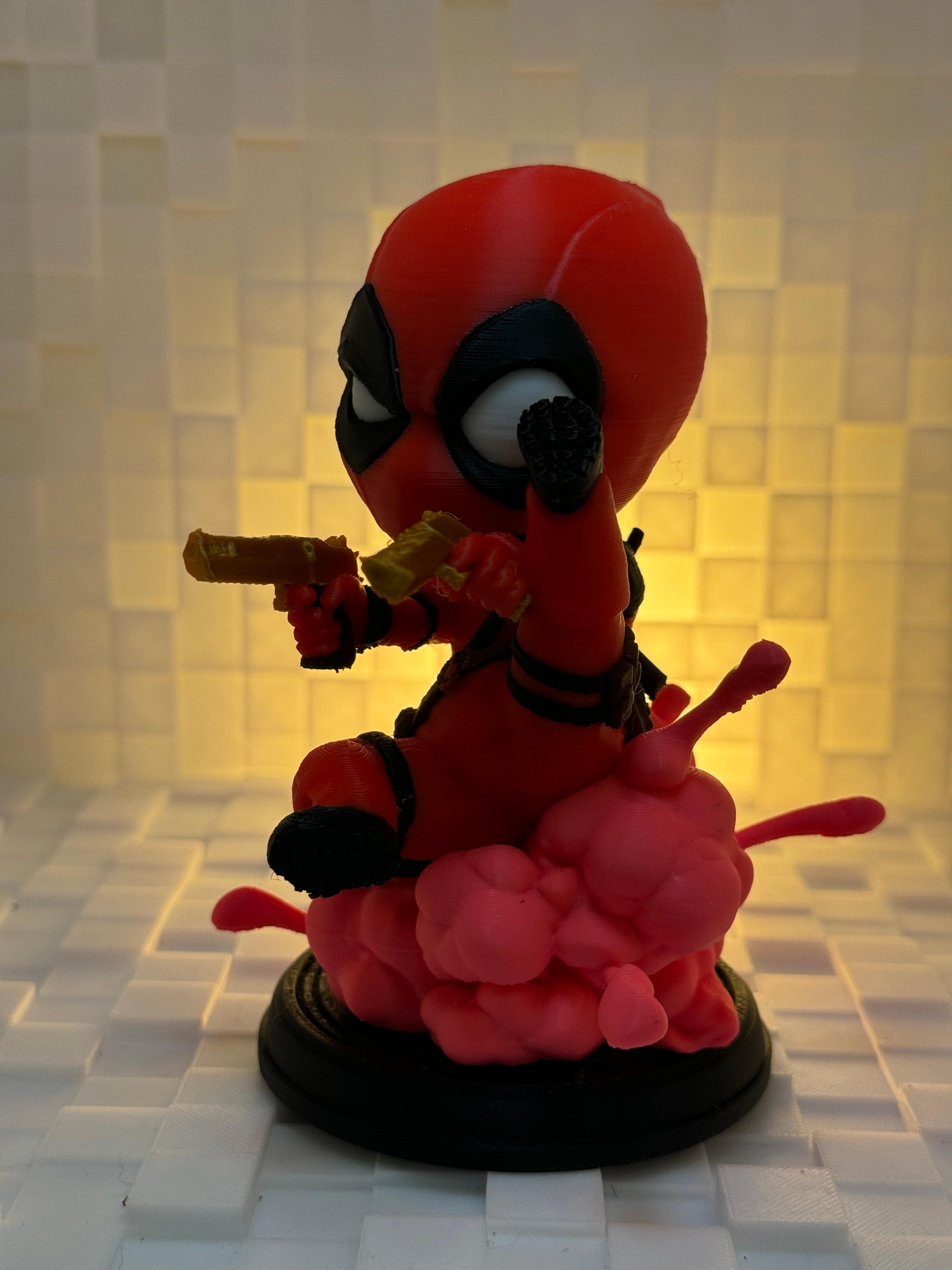 Li'l Deadpool - Multicolor - Collectable Fanart Figure 3d model