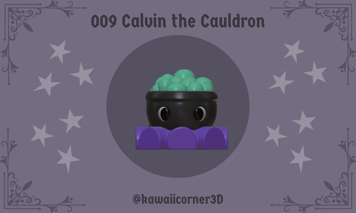 009 Calvin the Cauldron (FREE) 3d model