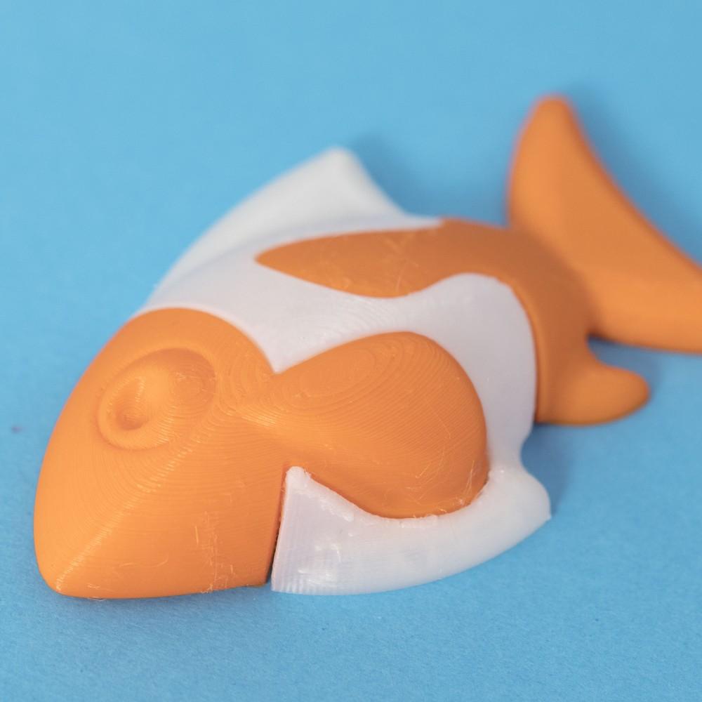 Kid's Jigsaw // Clown Fish 3d model