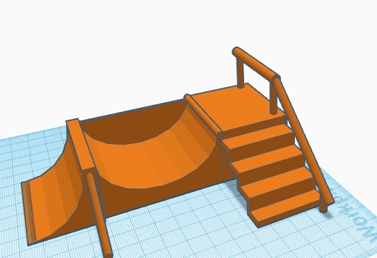 skatepark of Jaxon 3d model