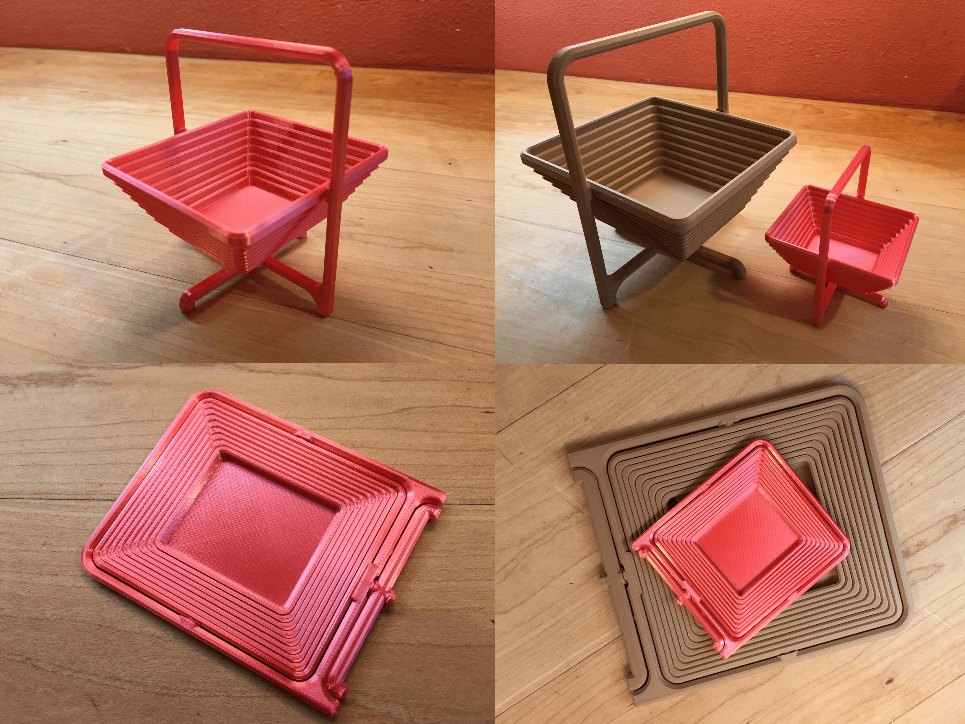 Mini Collapsible Basket - Mini and regular baskets - 3d model