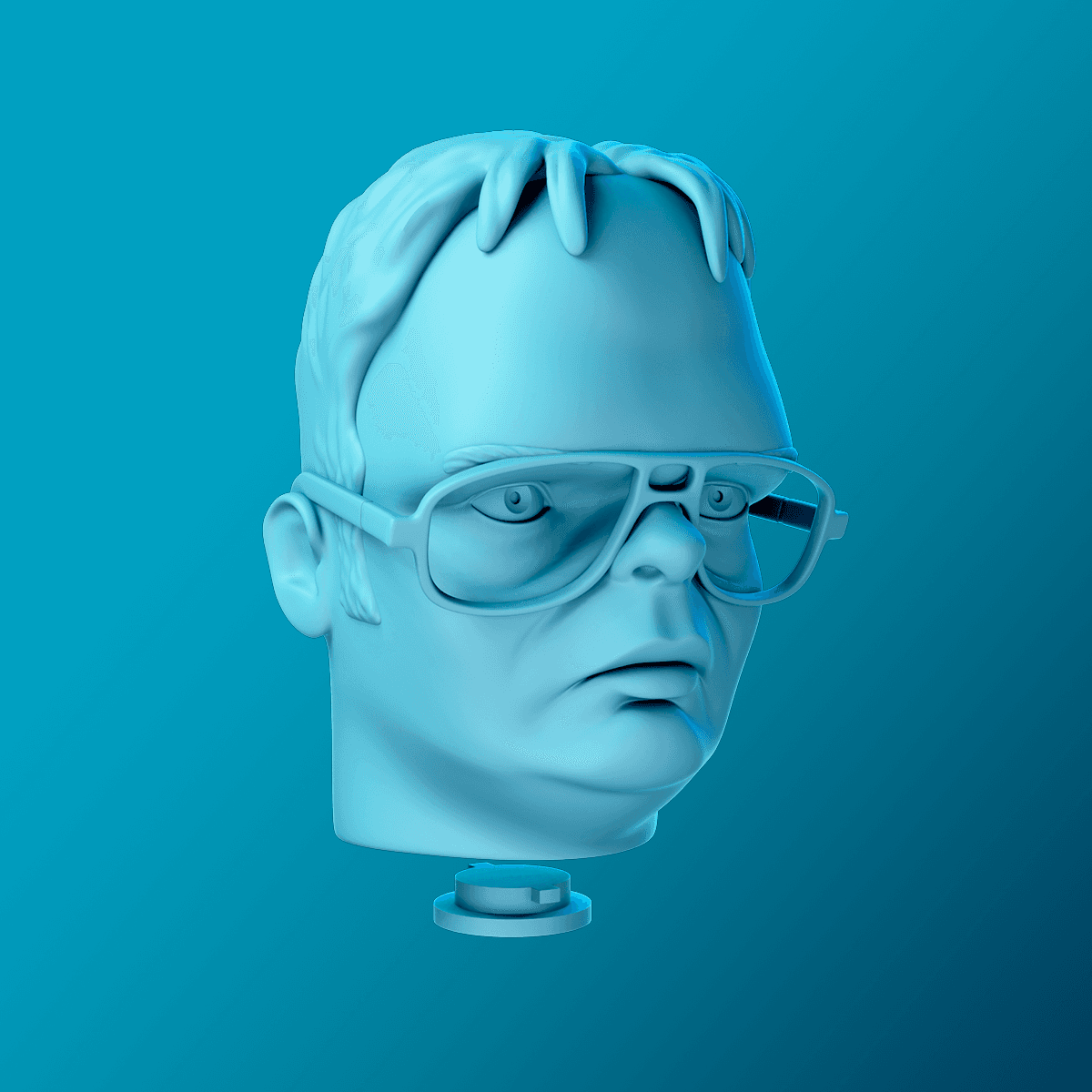 Dwight Schrute Piggy Bank 3d model