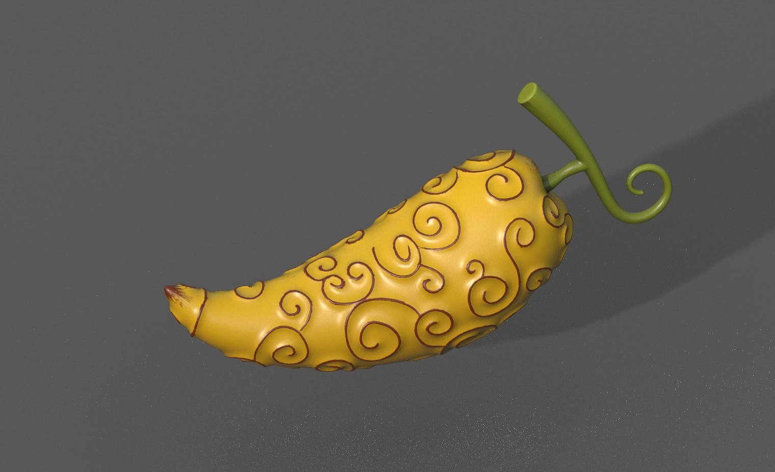 Pika Pika Devil Fruit 3d model