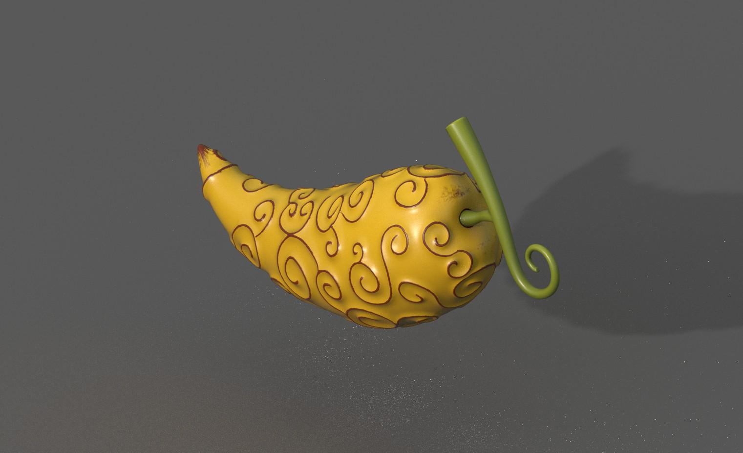 Pika Pika Devil Fruit 3d model