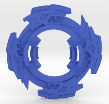 BEYBLADE AZRAEL | COMPLETE | FAUXBLADE SERIES 3d model