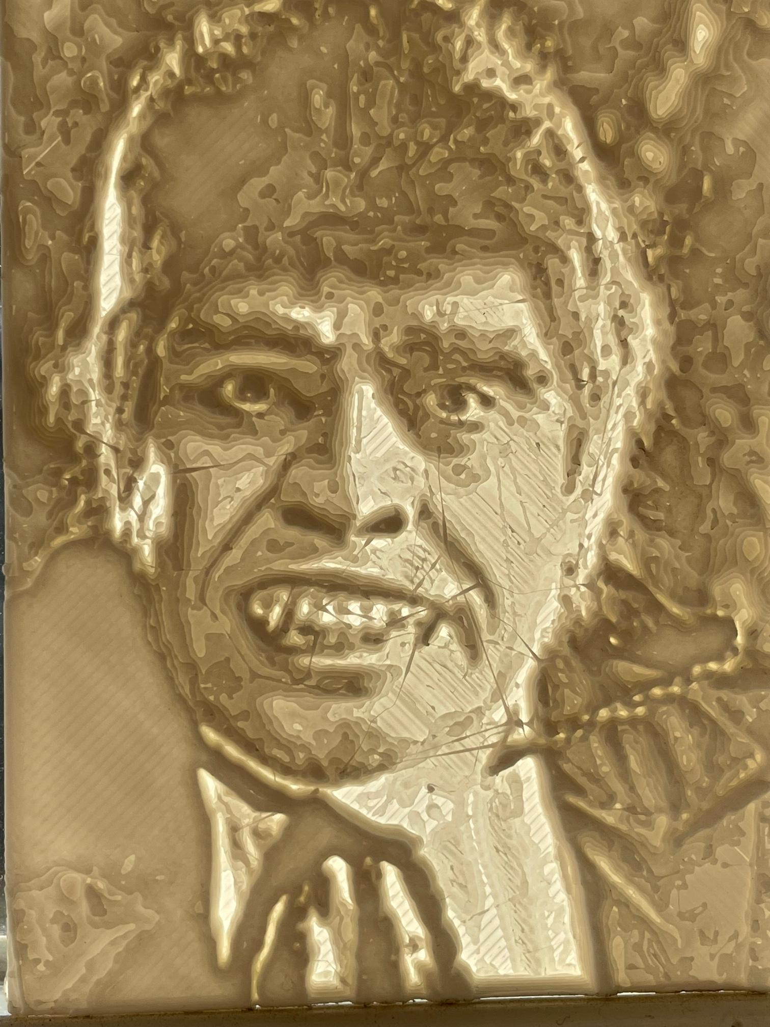 Lithophane Mr. Hyde Fredric March 3d model