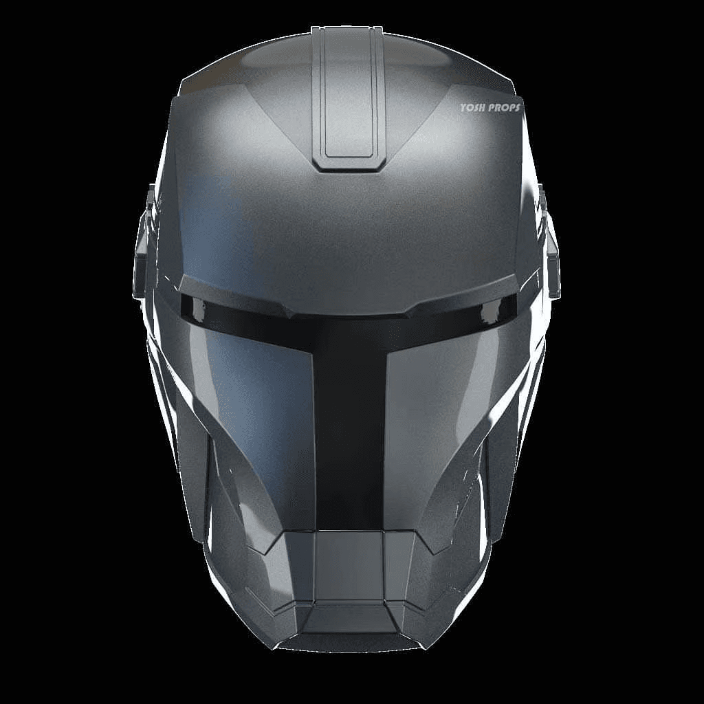 Beskar Man Helmet STL 3D File Iron Man Mandalorian 3d model