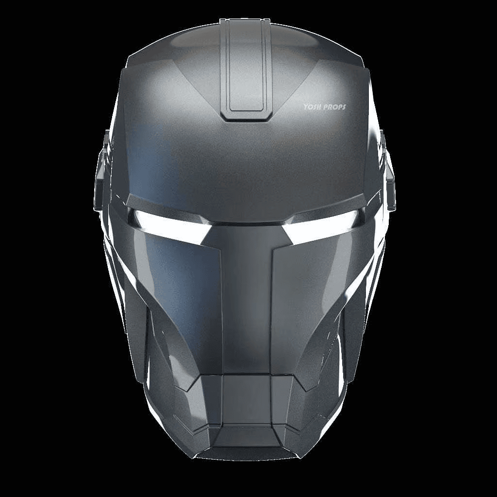 Beskar Man Helmet STL 3D File Iron Man Mandalorian 3d model