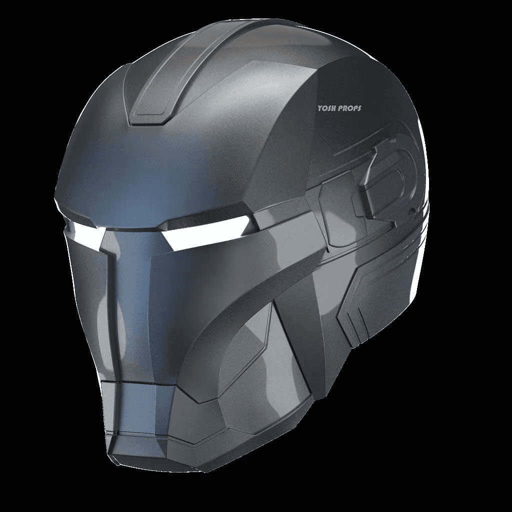 Beskar Man Helmet STL 3D File Iron Man Mandalorian 3d model