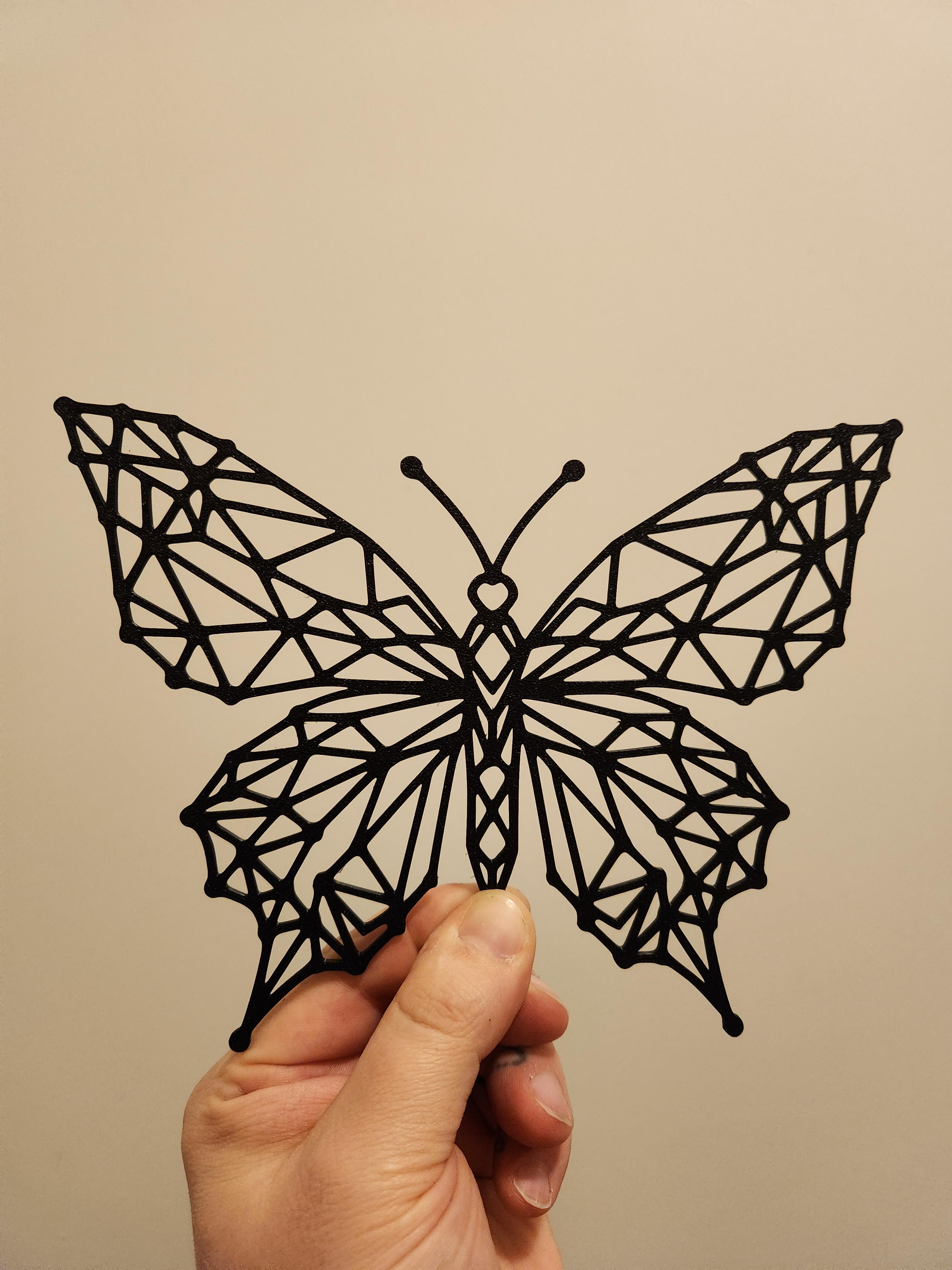 Low Poly Butterfly 3d model