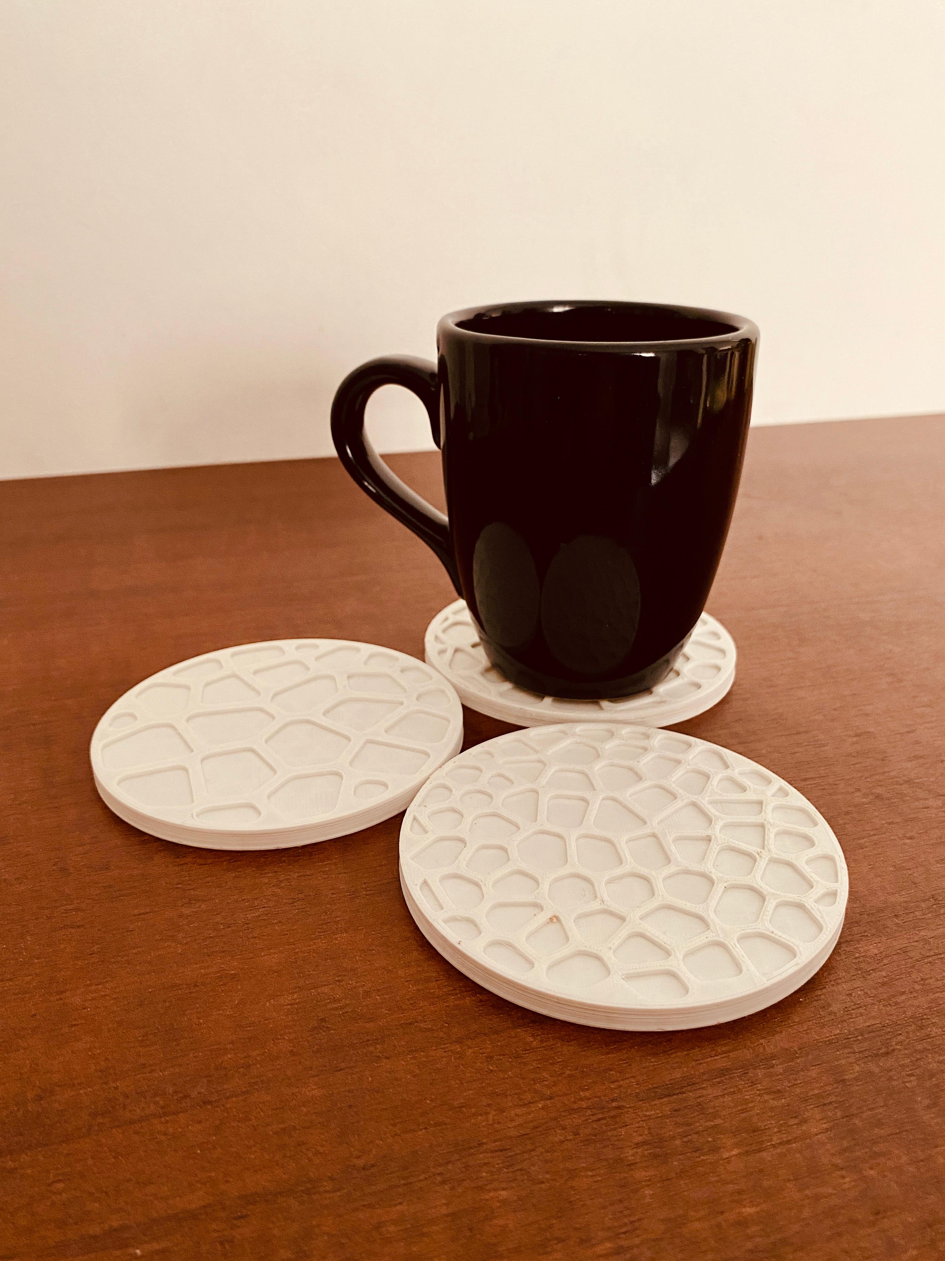 VORONOI COASTERS.stl 3d model