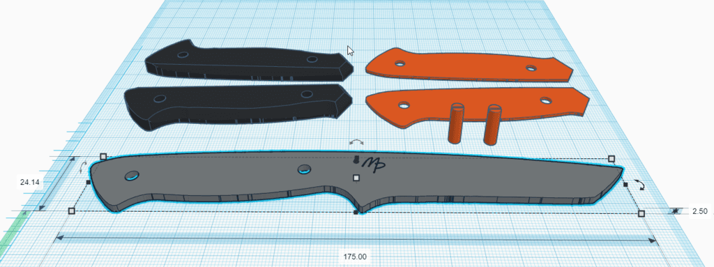 MP Messer No. 6 3d model