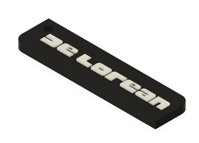 Keychain: DeLorean I 3d model