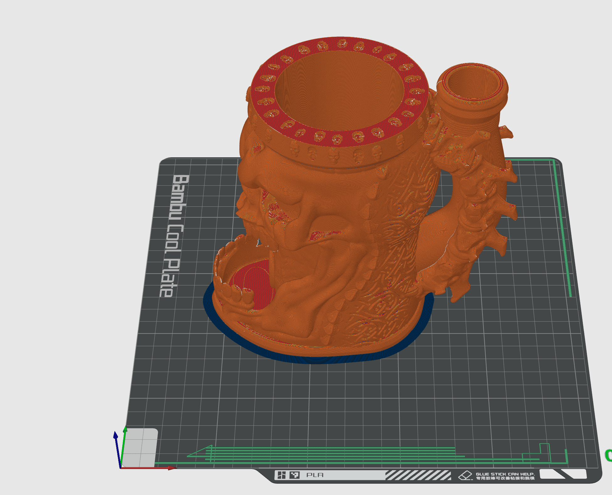 Necromancer Dice Tower Mug 3d model