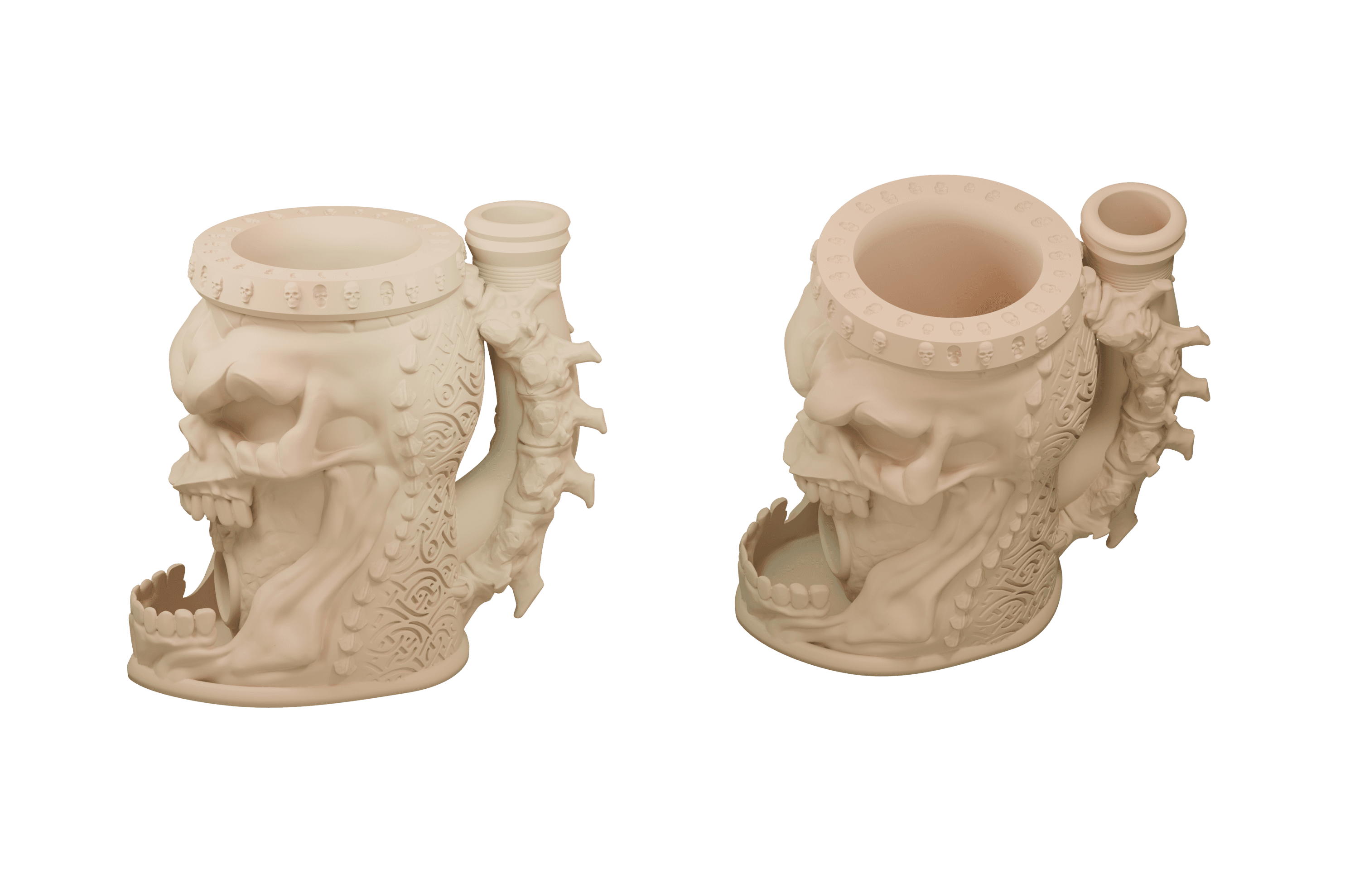 Necromancer Dice Tower Mug 3d model