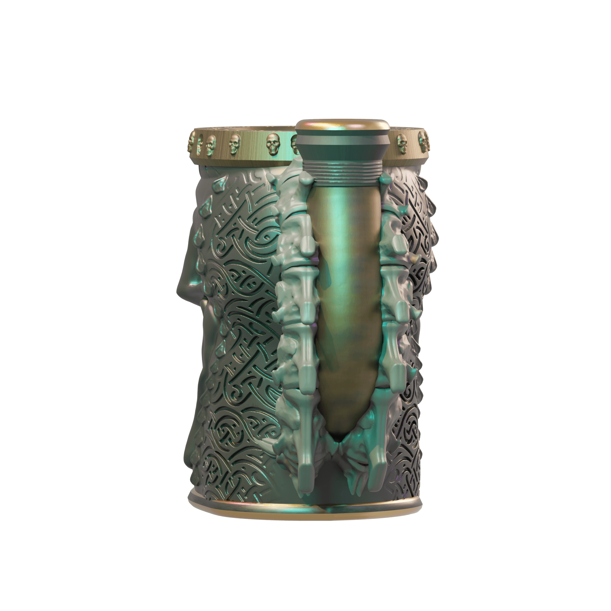 Necromancer Dice Tower Mug 3d model