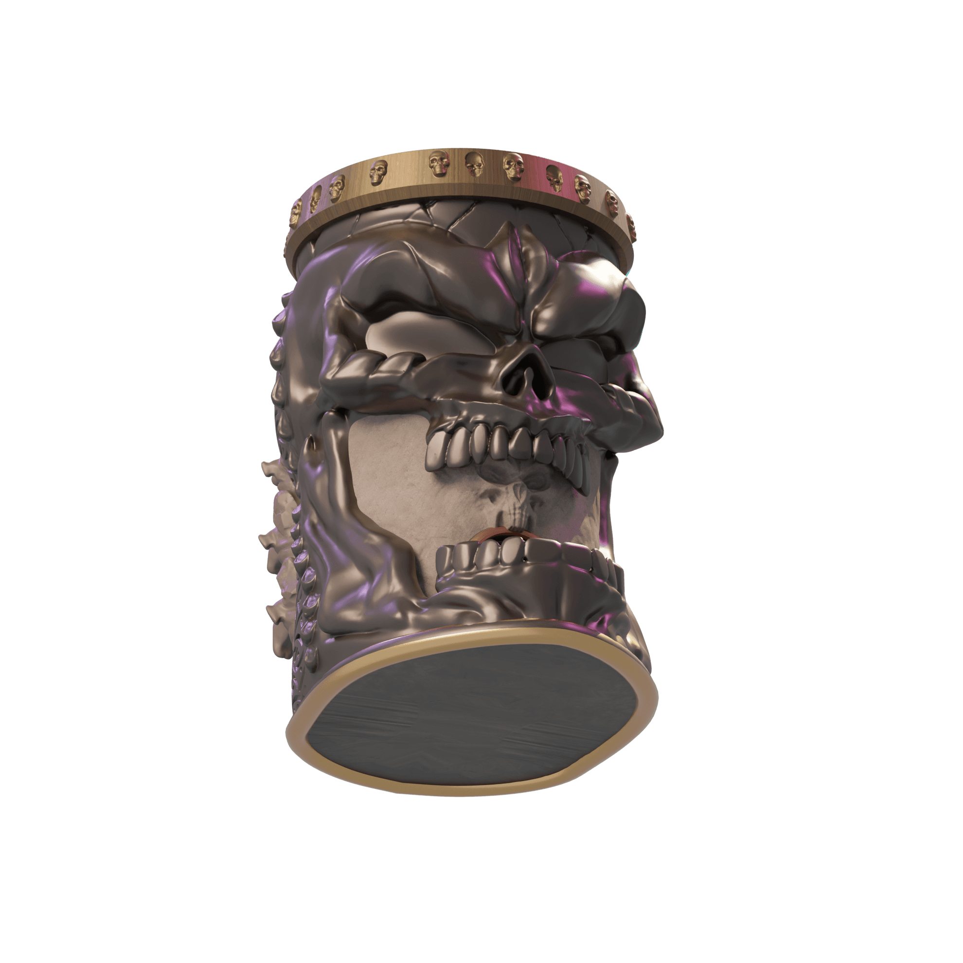 Necromancer Dice Tower Mug 3d model