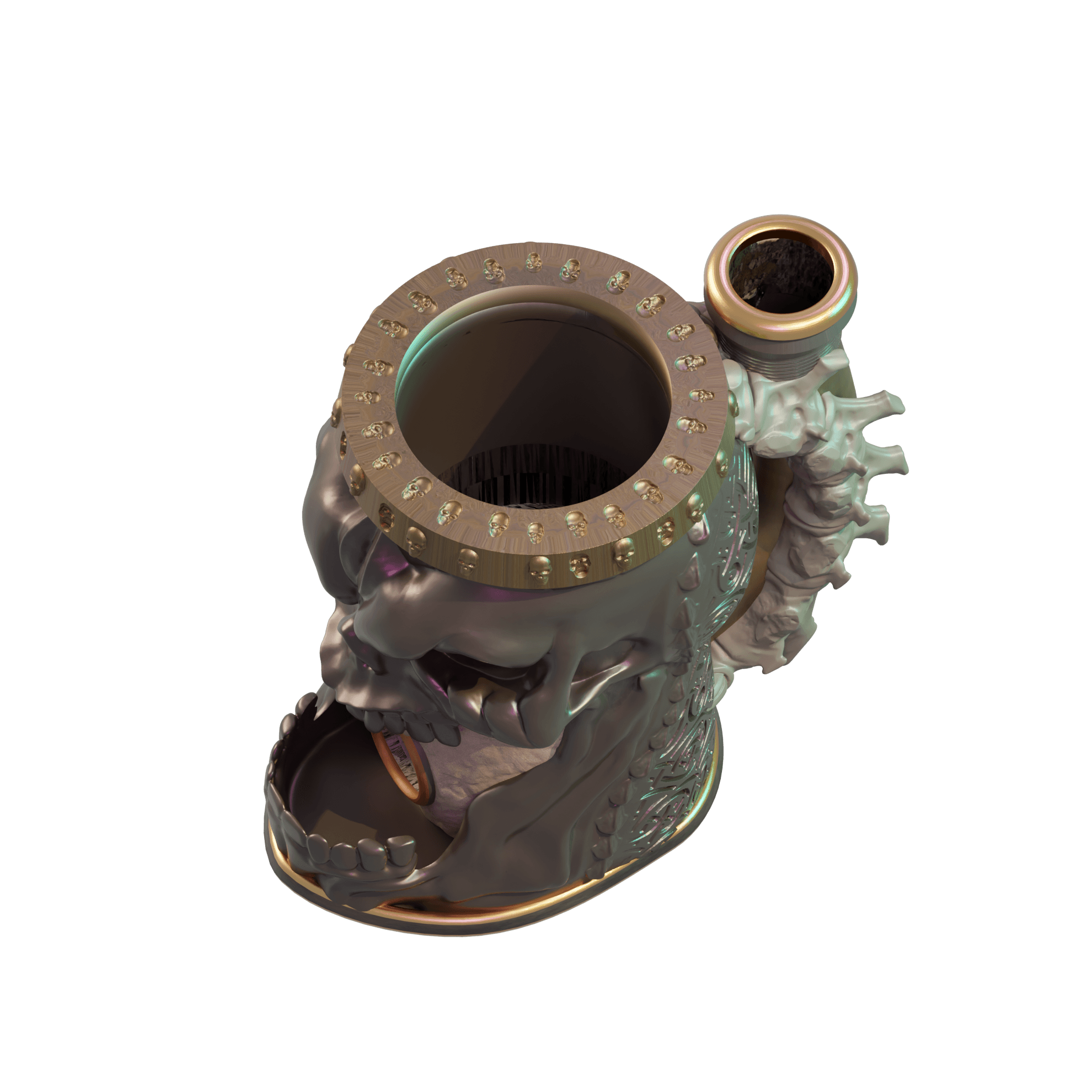 Necromancer Dice Tower Mug 3d model