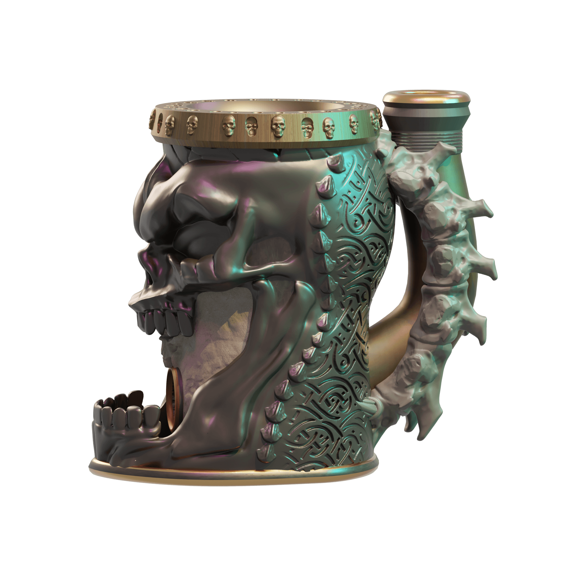 Necromancer Dice Tower Mug 3d model