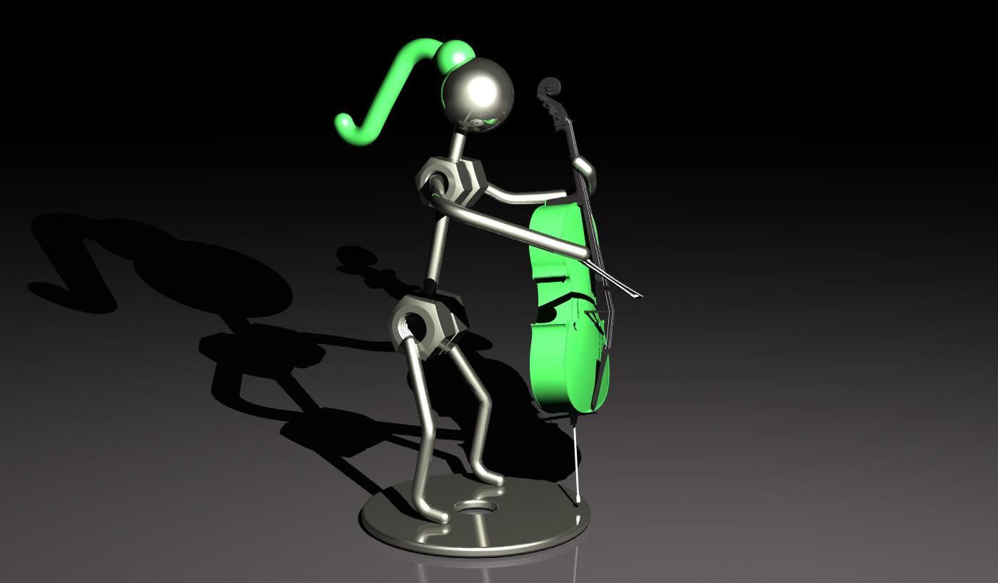 MatalArt cello.stl 3d model