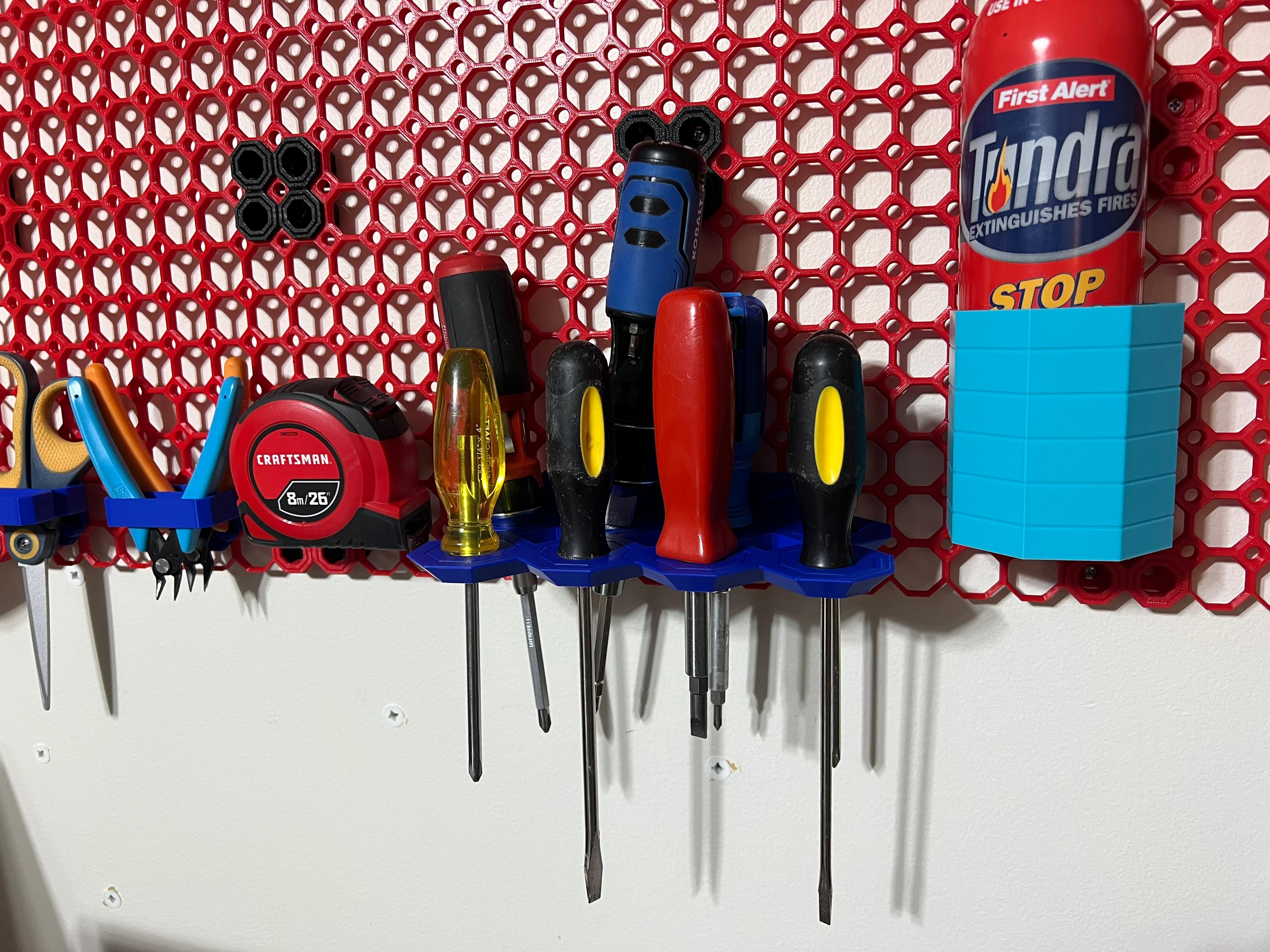 Multiboard Screwdriver Holder 3d model