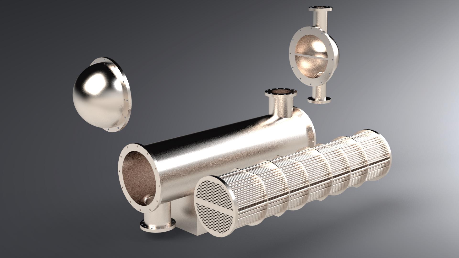 Model of Heat exchanger 3d model