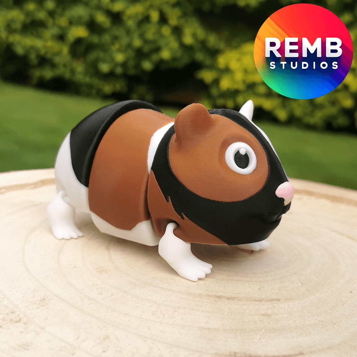 Flexi Guinea Pig | Articulated Guinea Pig 3d model