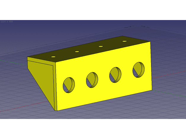 under dash switch panel 3d model