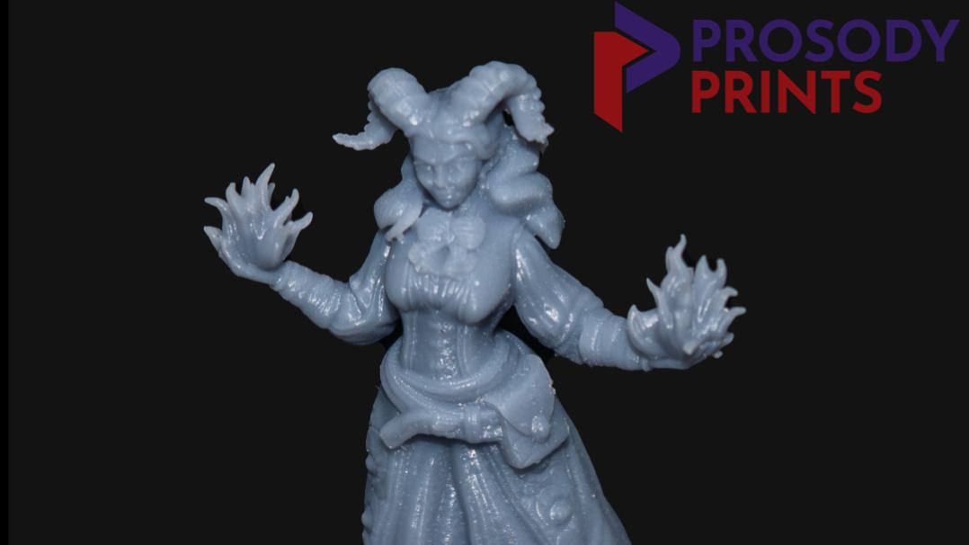 Zariel Nightbloom - 32mm 3d model