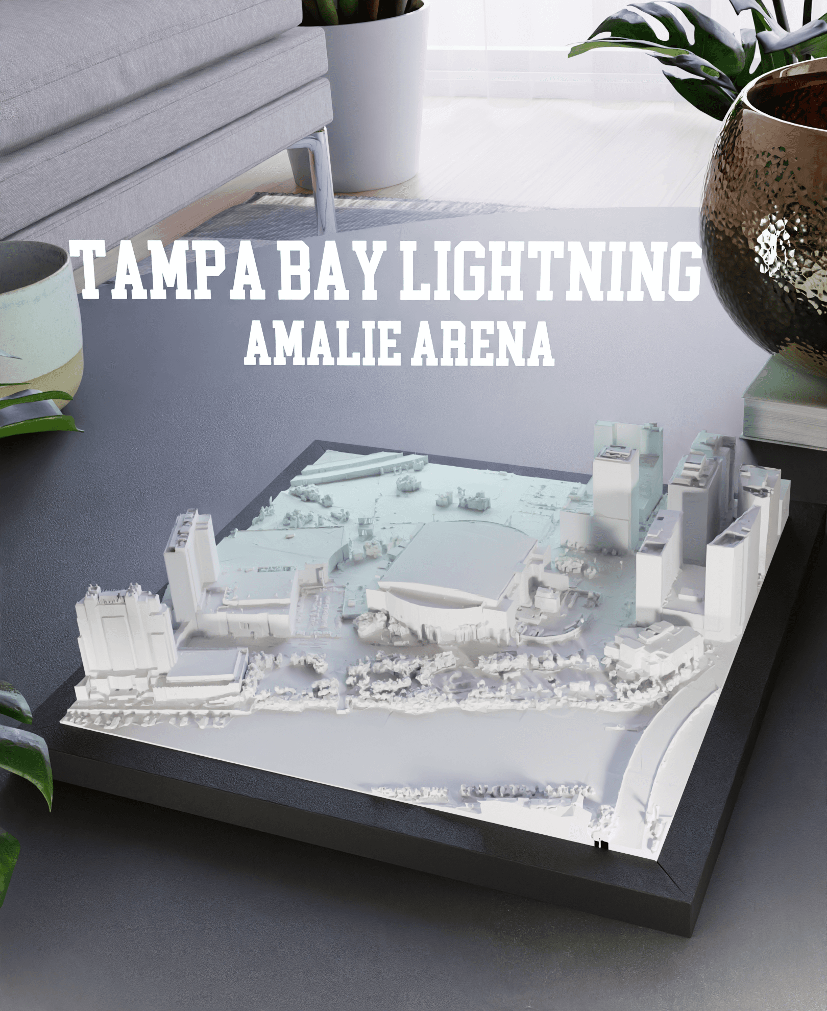 Tampa Bay Lightning - Amalie Arena 3d model