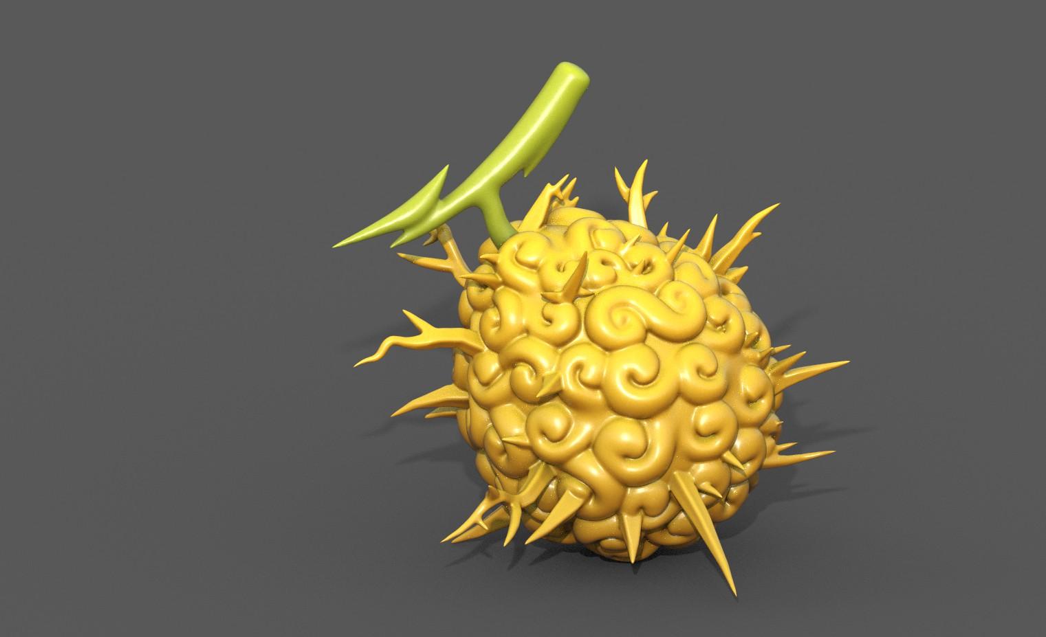 Goro Goro Devil Fruit 3d model