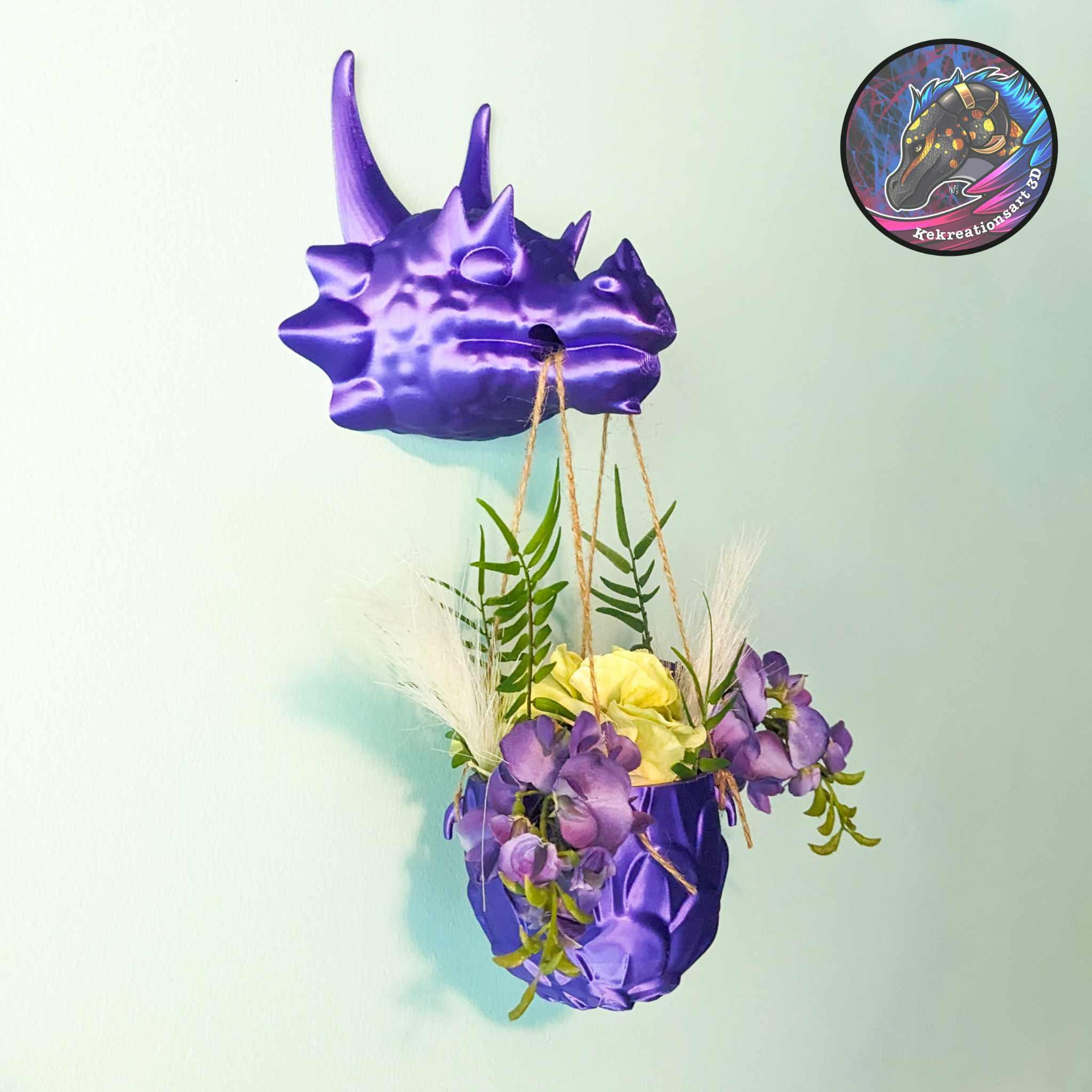 Hanging Dragon Egg Planter 3d model