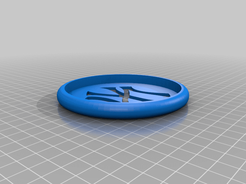 Yankees Disc Golf Mini Marker 3d model