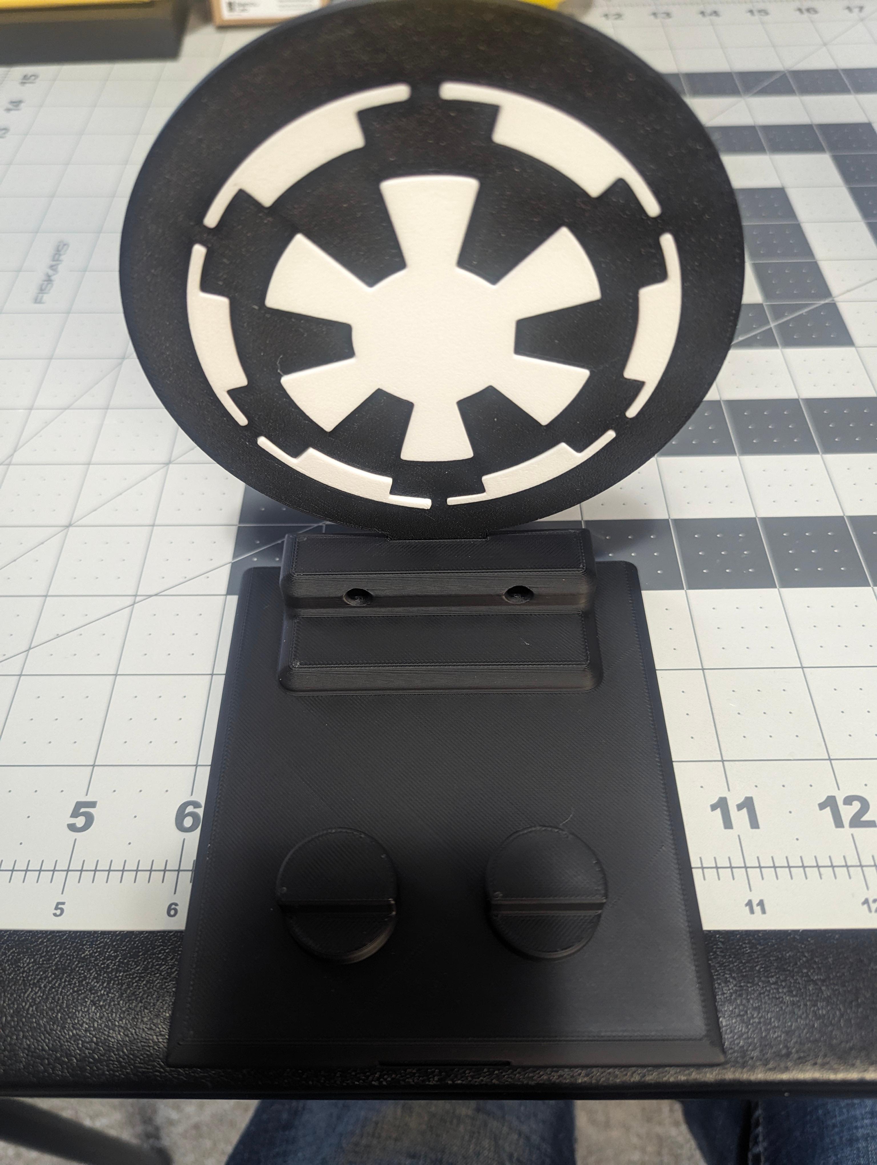 Galactic Empire 120mm Wall Mount Insert Emblem 3d model