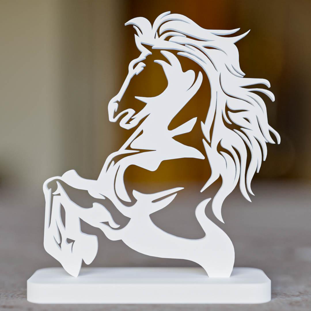 Horse ornament 3d model