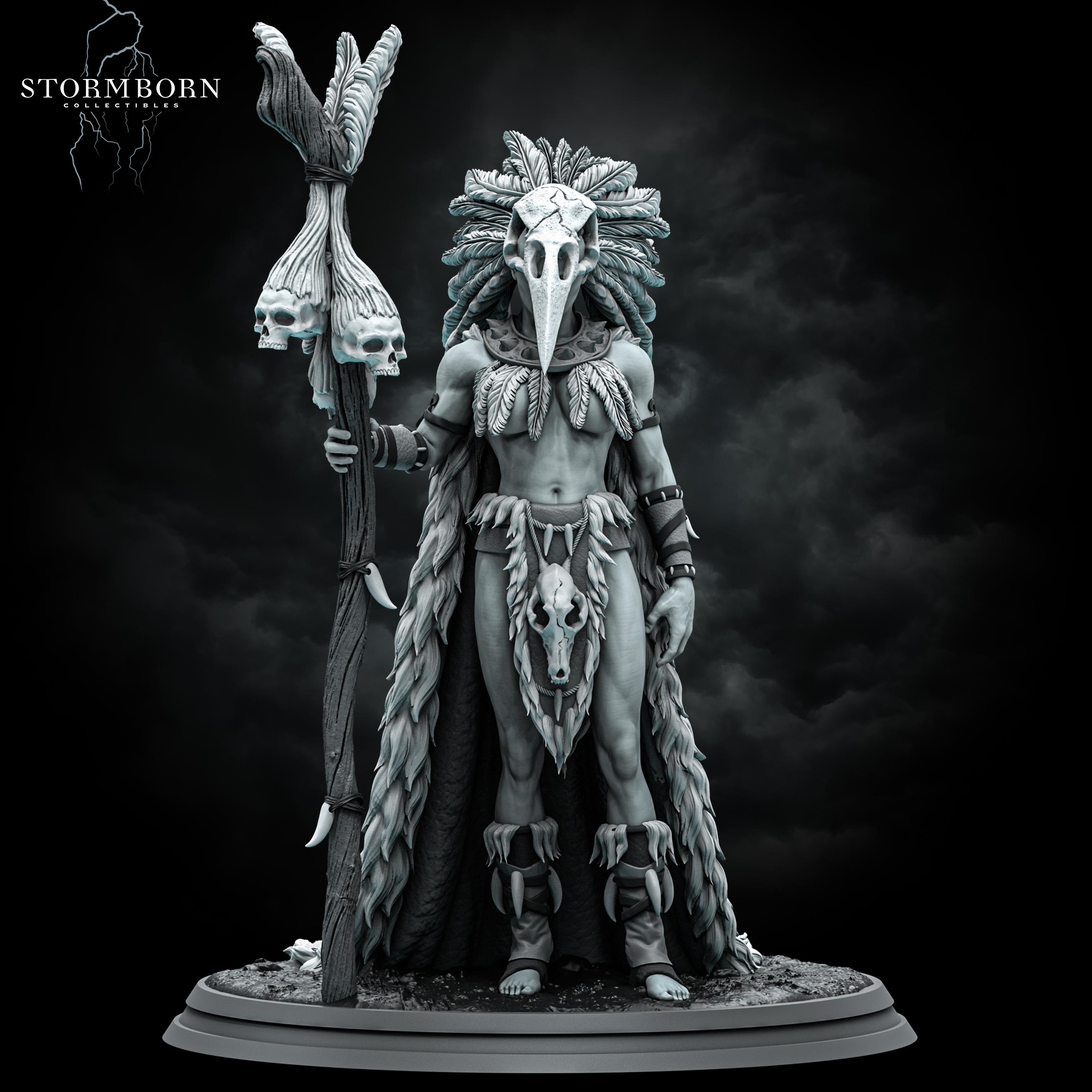 (75mm) Lagath, the Seer 3d model