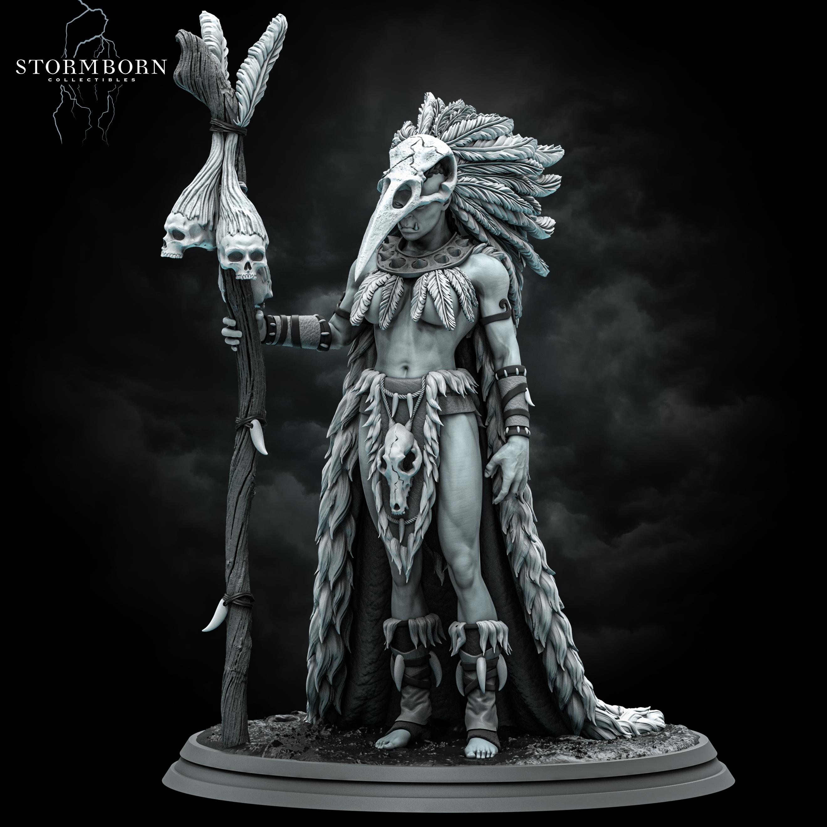 (75mm) Lagath, the Seer 3d model